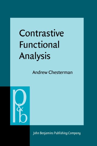 Beispielbild fr Contrastive Functional Analysis (Pragmatics & Beyond New Series) zum Verkauf von Books From California