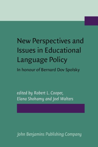 Stock image for New Perspectives and Issues in Educational Language Policy: In honour of Bernard Dov Spolsky for sale by Books From California