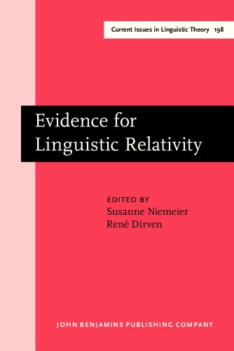 Beispielbild fr Evidence for Linguistic Relativity (Current Issues in Linguistic Theory) zum Verkauf von Books From California