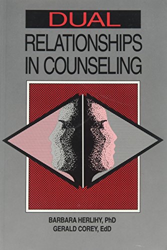 Imagen de archivo de Dual Relationships in Counseling a la venta por Better World Books