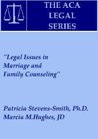 Stock image for Legal Issues in Marriage and Family Counseling for sale by Better World Books