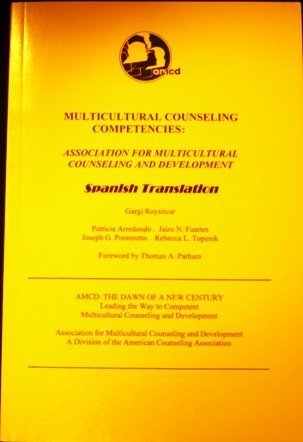 Stock image for Multicultural Counseling Competencies 2003: Association for Multicultural Counseling and Development for sale by HPB-Red