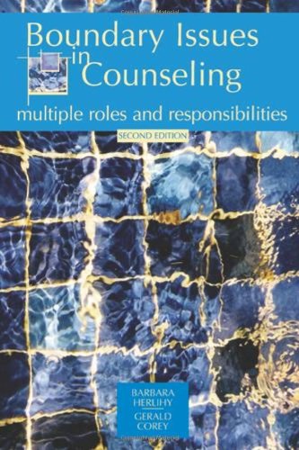 Beispielbild fr Boundary Issues in Counseling : Multiple Roles and Responsibilities zum Verkauf von Better World Books: West