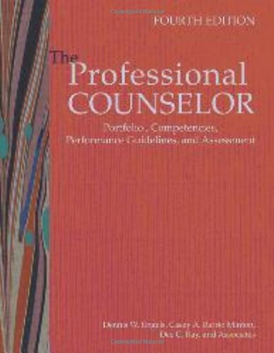 Imagen de archivo de The Professional Counselor: Portfolio, Competencies, Performance Guidelines, and Assessment a la venta por SecondSale