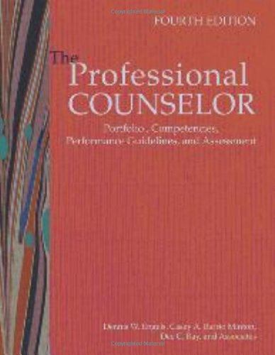 Stock image for The Professional Counselor: Portfolio, Competencies, Performance Guidelines, and Assessment for sale by SecondSale