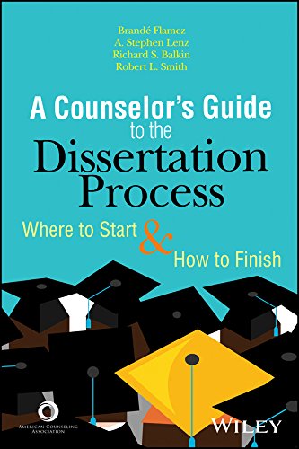 Stock image for A Counselor's Guide to the Dissertation Process: Where to Start & How to Finish for sale by Indiana Book Company