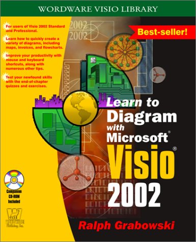 Imagen de archivo de Learn to Diagram with Microsoft Visio 2002 (Wordware Visio Library) a la venta por Hay-on-Wye Booksellers