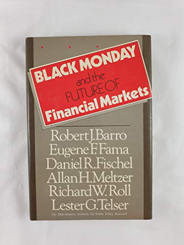 Imagen de archivo de Black Monday and the Future of Financial Markets a la venta por Ergodebooks