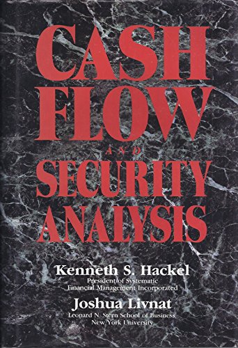 9781556233876: Cash Flow and Security Analysis