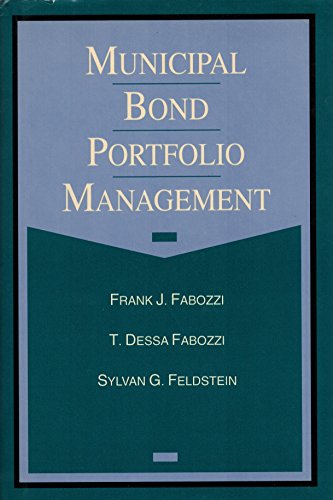 Imagen de archivo de Municipal Bond Portfolio Management a la venta por Irish Booksellers