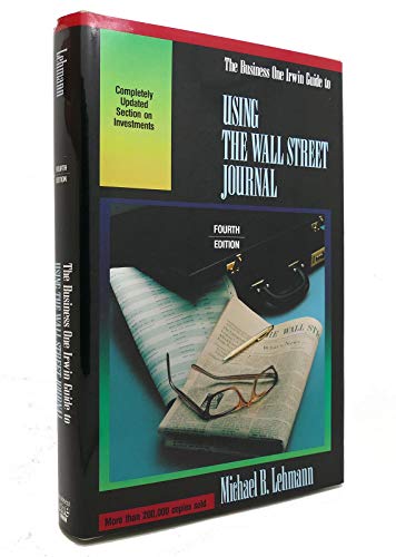 9781556237003: The Irwin Guide to Using the Wall Street Journal