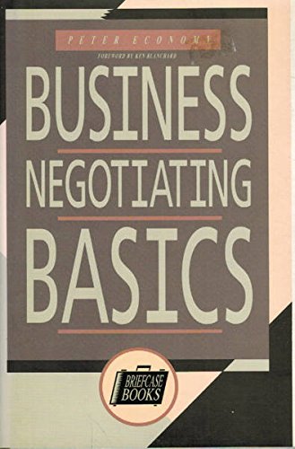 Stock image for Business Negotiating Basics for sale by Better World Books