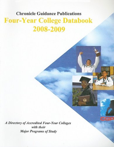 Beispielbild fr Chronicle Four-Year College Databook 2008-2009 zum Verkauf von Library House Internet Sales