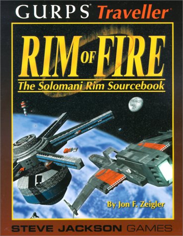 Imagen de archivo de Rim of Fire: The Solomani Rim Sourcebook, GURPS Traveller a la venta por Books From California