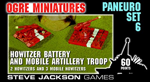Paneuropean Set 6 Howitzer Battery and Mobile Artillery Troop (9781556344916) by Steve Jackson Games