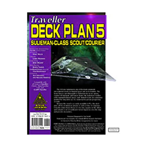 Traveller Deck Plan 5: Sulieman-Class Scout / Courier (9781556345159) by Steve Jackson Games