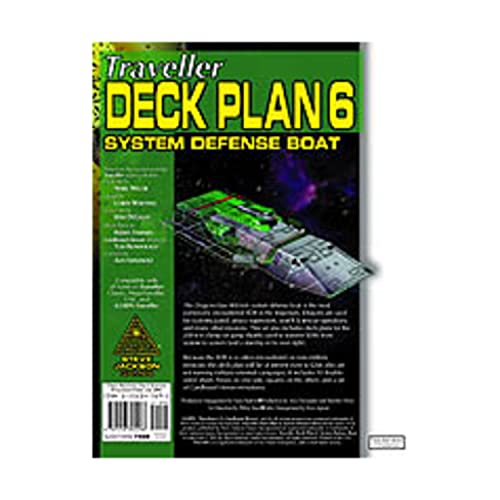 GURPS Traveller: Deck Plan 6 System Defense Boat (9781556345296) by Steve Jackson Games