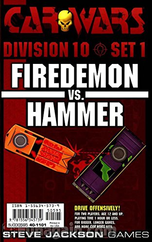 Car Wars Division 10 Set 1: Firedemon Vs. Hammer (9781556345739) by Steve Jackson Games