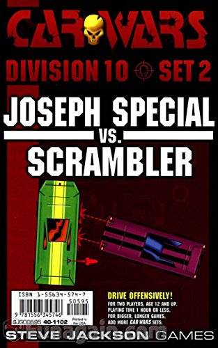 Car Wars Division 10 Set 2: Joseph Special Vs. Scrambler (9781556345746) by Steve Jackson Games