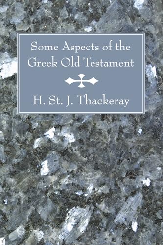 Imagen de archivo de Some Aspects of the Greek Old Testament a la venta por Lakeside Books