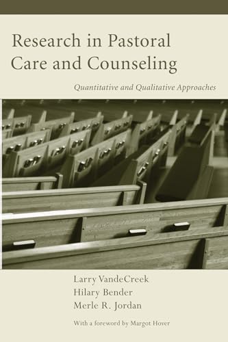 9781556358890: Research in Pastoral Care and Counseling: Quantitative and Qualitative Approaches