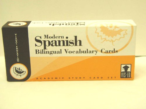 Stock image for Modern Spanish: Bilingual Vocabulary Cards (Spanish Edition) for sale by HPB-Red