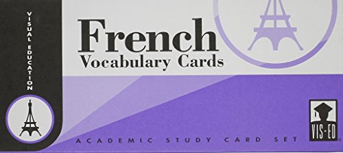 French Vocabulary Cards: Academic Study Card Set (9781556370052) by Vis-Ed (Visual Education)