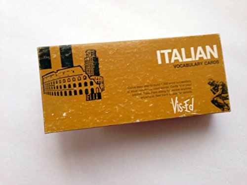 Italian Vocabulary Cards: Academic Study Card Set (9781556370106) by Vis-Ed (Visual Education)
