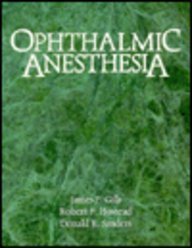 Beispielbild fr Ophthalmic Anesthesia zum Verkauf von Neatstuff