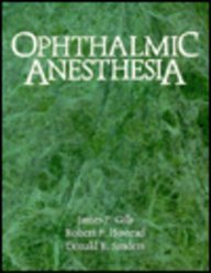Imagen de archivo de Ophthalmic Anesthesia a la venta por Neatstuff