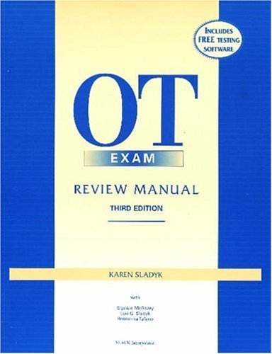 Imagen de archivo de OT Exam Review Manual [With Free Testing Software] a la venta por ThriftBooks-Atlanta