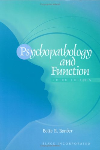 Beispielbild fr Psychopathology and Function zum Verkauf von Better World Books