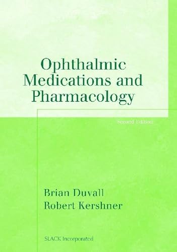 Beispielbild fr Ophthalmic Medications and Pharmacology (Basic Bookshelf for Eyecare Professionals) zum Verkauf von BooksRun