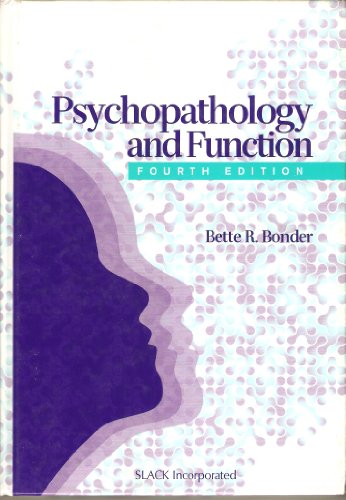 Beispielbild fr Psychopathology and Function zum Verkauf von Better World Books