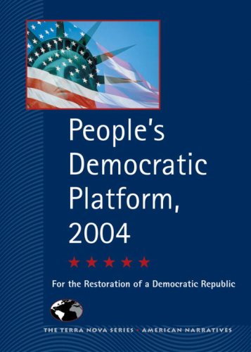 Beispielbild fr The People's Democratic Platform zum Verkauf von Black and Read Books, Music & Games