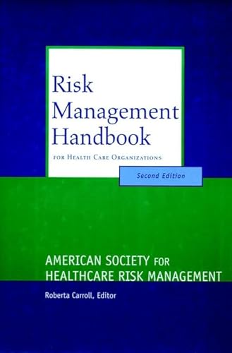 Beispielbild fr Risk Management Handbook for Health Care Organizations zum Verkauf von medimops