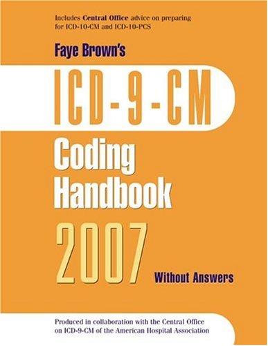 Imagen de archivo de ICD-9-CM Coding Handbook 2007, Without Answers a la venta por Ravin Books