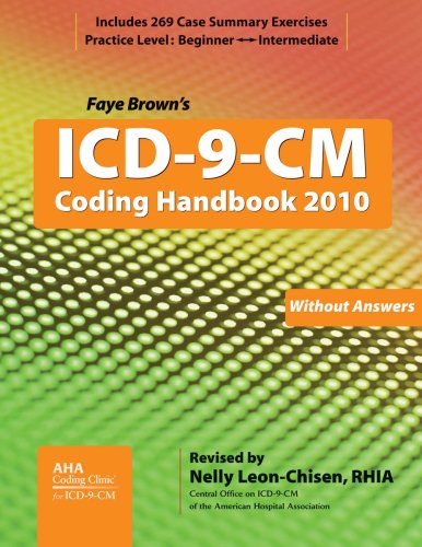 Imagen de archivo de ICD-9-CM Coding Handbook, Without Answers (Brown, ICD-9-CM Coding Handbook without Answers) a la venta por HPB-Red