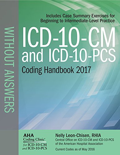 Beispielbild fr ICD-10-CM and ICD-10-PCS Coding Handbook, without Answers, 2017 Rev. Ed. zum Verkauf von Better World Books