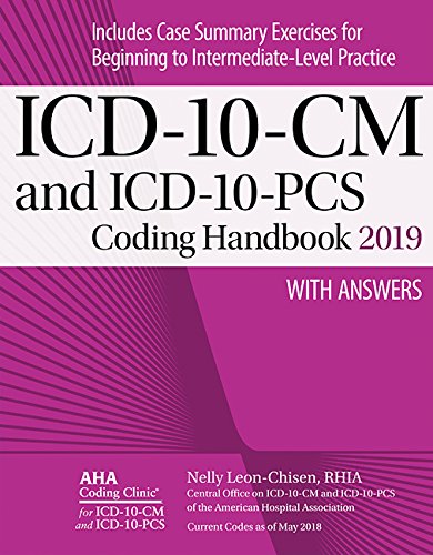 Beispielbild fr ICD-10-CM and ICD-10-PCS Coding Handbook, with Answers, 2019 zum Verkauf von Buchpark