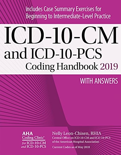 Imagen de archivo de ICD-10-CM and ICD-10-PCS Coding Handbook, with Answers, 2019 Rev. Ed. a la venta por HPB-Red