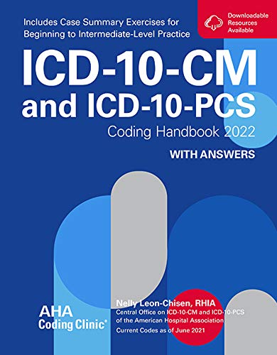 Beispielbild fr ICD-10-CM and ICD-10-PCS Coding Handbook, with Answers, 2022 Rev. Ed. zum Verkauf von BooksRun
