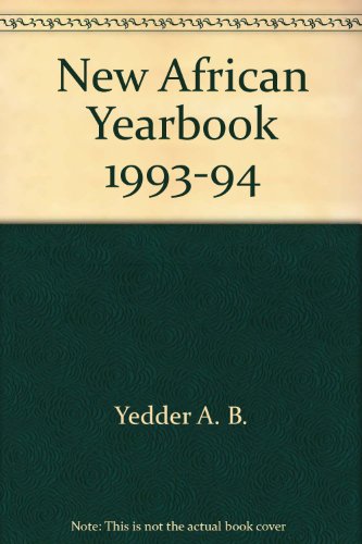 New African Yearbook 1993-1994. NewAfrican Yearbook. 52 African Countries.