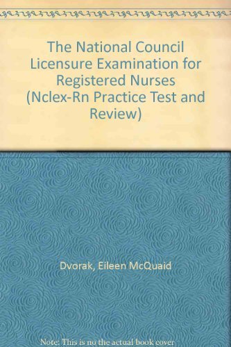 Stock image for The National Council Licensure Examination for Registered Nurses (NCLEX-RN PRACTICE TEST AND REVIEW) for sale by Wonder Book