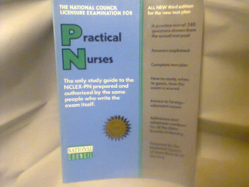 Stock image for The National Council Licensure Examination for Practical Nurses for sale by Better World Books