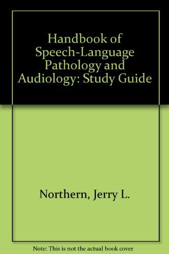 9781556640360: Study Guide (Handbook of Speech-Language Pathology and Audiology)