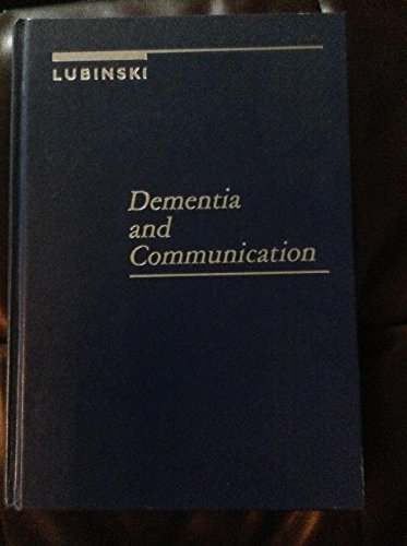 Stock image for Dementia and Communication for sale by Solr Books