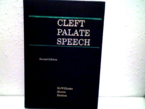 Beispielbild fr Cleft Palate Speech zum Verkauf von Better World Books