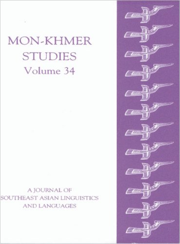 9781556712364: Mon-Khmer Studies Volume 34: A Journal of Southeast Asian Linguistics and Languages