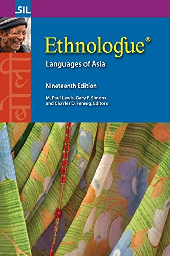 Beispielbild fr Ethnologue: Languages of Asia, Nineteenth Edition zum Verkauf von Buchpark